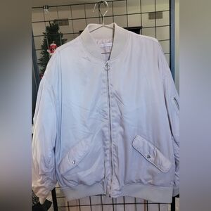 Sincerely Jules Light Pink Bomber Jacket Size XL